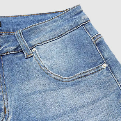 Flamingals Embroidery Mid Waist Bermuda Shorts Womenswear Summer Vibes