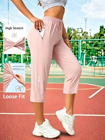Women's Capris Pants - Loose Fit