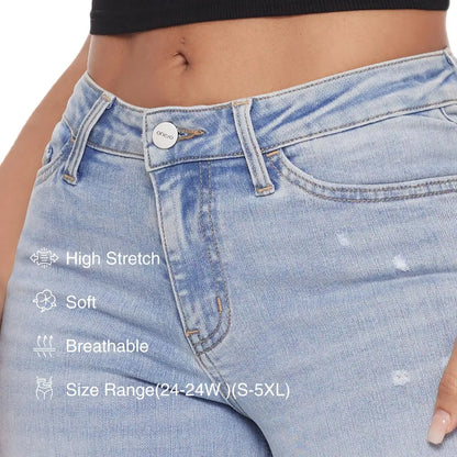 Magic ONESO Mid-Low Rise Baggy Jeans for Women