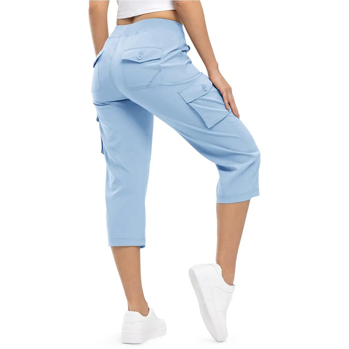 This Week's Special Price💥Women's Lightweight Hiking Capris: Quick-Dry, 6 Pockets, Loose Fit