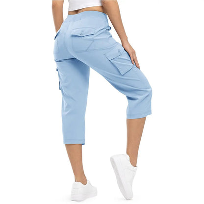 This Week's Special Price💥Women's Lightweight Hiking Capris: Quick-Dry, 6 Pockets, Loose Fit