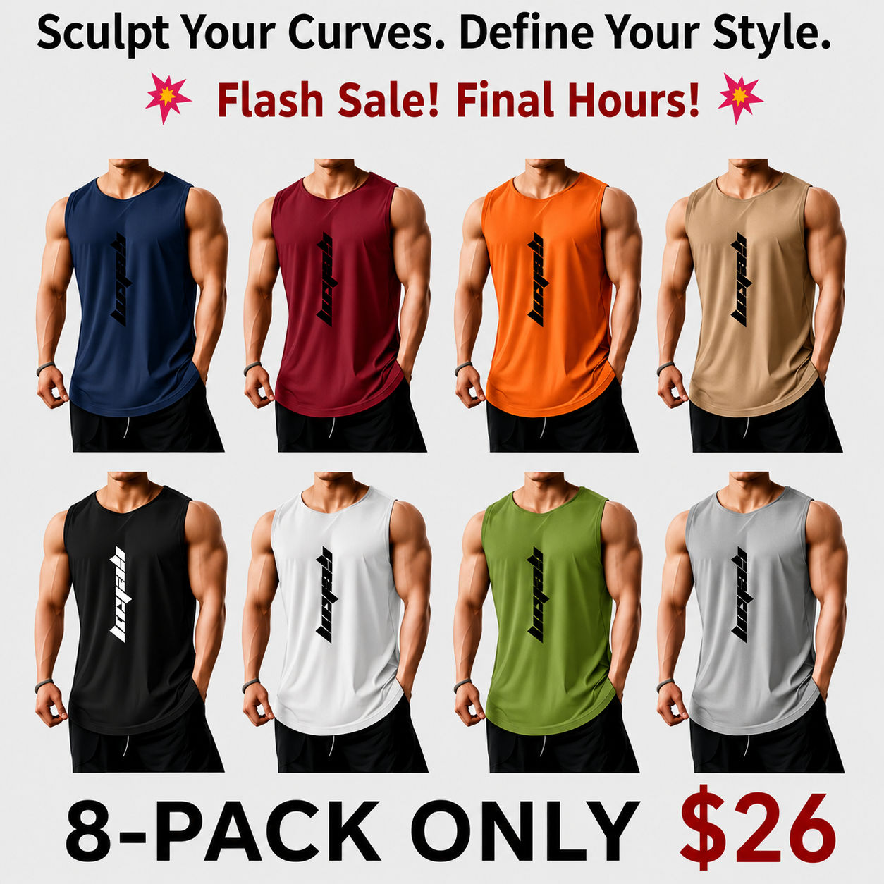Men's Gym Athletic Casual Tank Tops