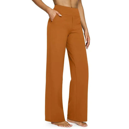 ✨ Women’s High-Waisted Wide-Leg Pants with Pockets | Flattering Fit & All-Day Comfort