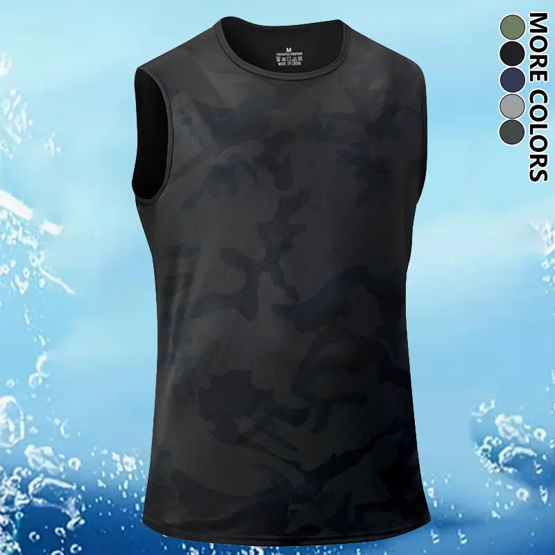 Men's Camo Sleeveless Tank Top