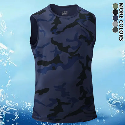 Men's Camo Sleeveless Tank Top