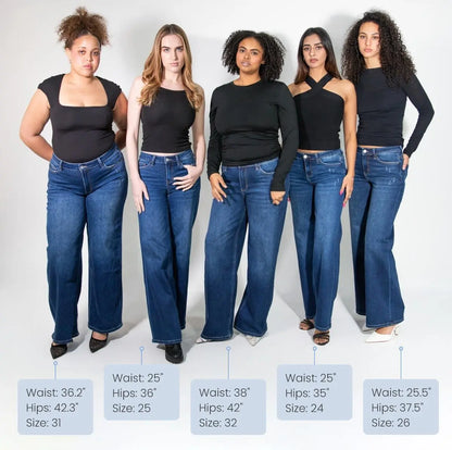 Magic ONESO Mid-Low Rise Baggy Jeans for Women