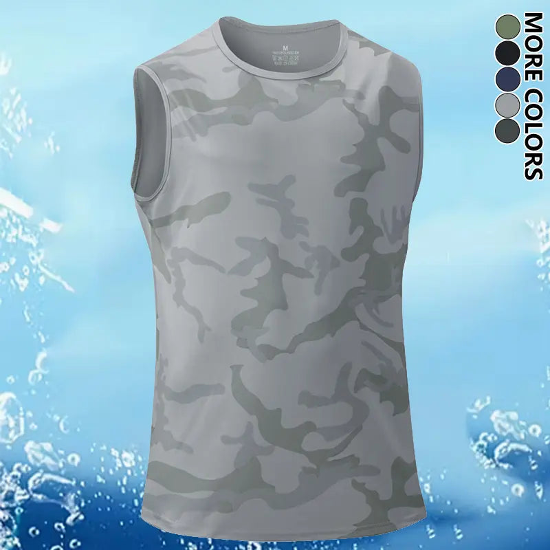 Men's Camo Sleeveless Tank Top