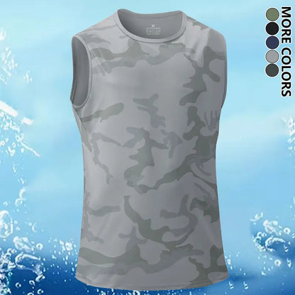 Men's Camo Sleeveless Tank Top