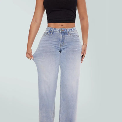 Magic ONESO Mid-Low Rise Baggy Jeans for Women