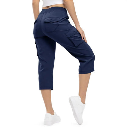 This Week's Special Price💥Women's Lightweight Hiking Capris: Quick-Dry, 6 Pockets, Loose Fit