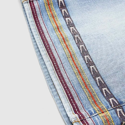 Flamingals Embroidery Mid Waist Bermuda Shorts Womenswear Summer Vibes