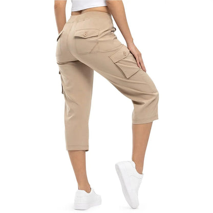 This Week's Special Price💥Women's Lightweight Hiking Capris: Quick-Dry, 6 Pockets, Loose Fit