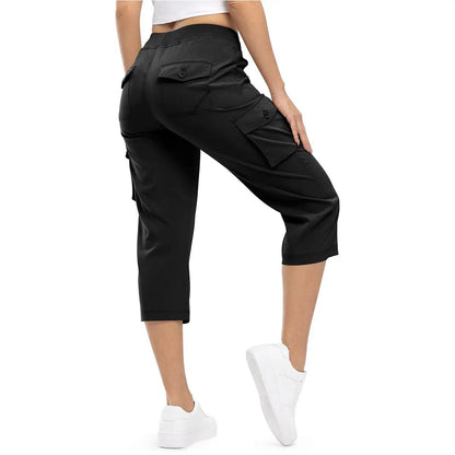 This Week's Special Price💥Women's Lightweight Hiking Capris: Quick-Dry, 6 Pockets, Loose Fit