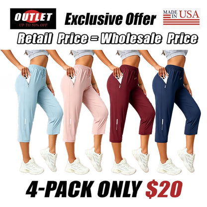 Women's Capris Pants - Loose Fit