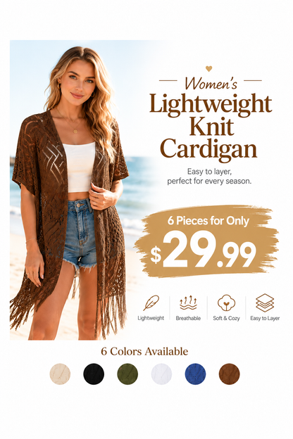 💖2026 Women's Lightweight Knit Cardigan