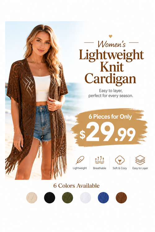 💖2026 Women's Lightweight Knit Cardigan