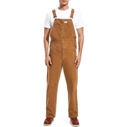 🔥CLEARANCE SALE🔥Men's Heavy-Duty Denim Bib Overalls – Adjustable Straps & Utility Pockets