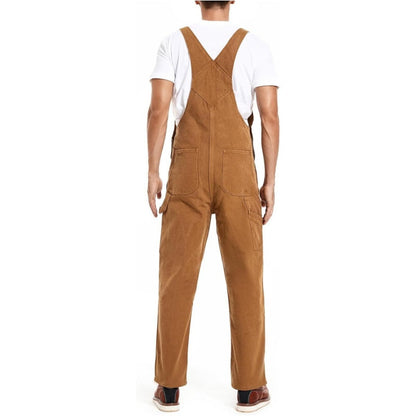 🔥CLEARANCE SALE🔥Men's Heavy-Duty Denim Bib Overalls – Adjustable Straps & Utility Pockets
