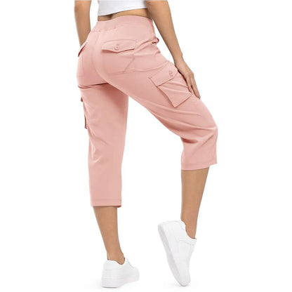 This Week's Special Price💥Women's Lightweight Hiking Capris: Quick-Dry, 6 Pockets, Loose Fit