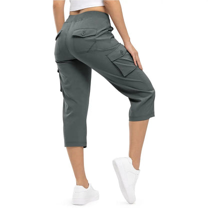 This Week's Special Price💥Women's Lightweight Hiking Capris: Quick-Dry, 6 Pockets, Loose Fit