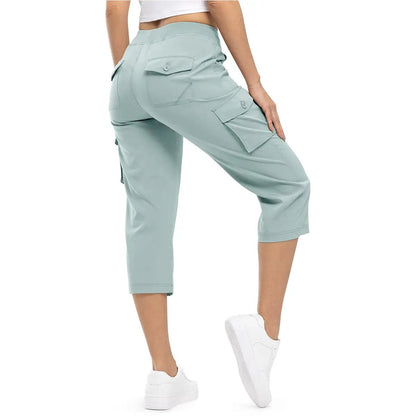 This Week's Special Price💥Women's Lightweight Hiking Capris: Quick-Dry, 6 Pockets, Loose Fit