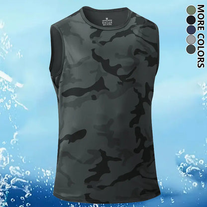 Men's Camo Sleeveless Tank Top