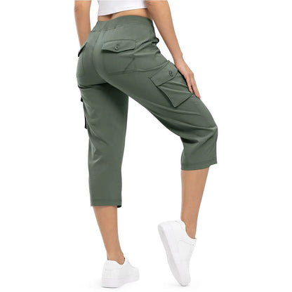 This Week's Special Price💥Women's Lightweight Hiking Capris: Quick-Dry, 6 Pockets, Loose Fit