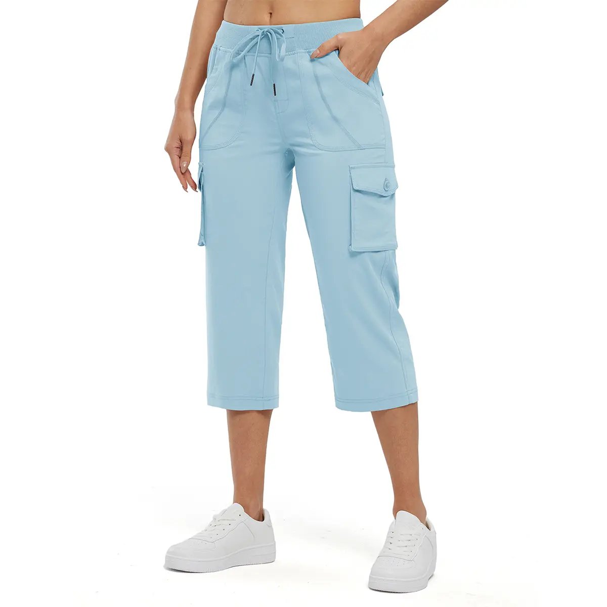 This Week's Special Price💥Women's Lightweight Hiking Capris: Quick-Dry, 6 Pockets, Loose Fit