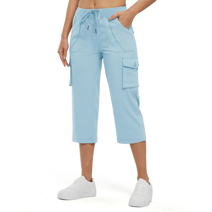 This Week's Special Price💥Women's Lightweight Hiking Capris: Quick-Dry, 6 Pockets, Loose Fit