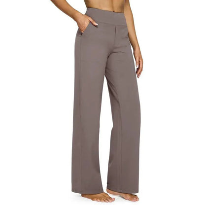 ✨ Women’s High-Waisted Wide-Leg Pants with Pockets | Flattering Fit & All-Day Comfort
