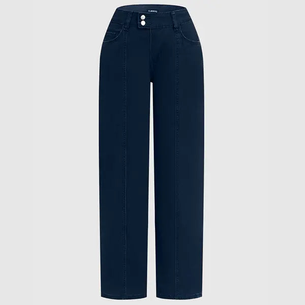 Mid Rise Straight Leg Pants for Women